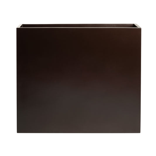 Brown Calistoga Tall Rectangle Fiberglass Planter Box