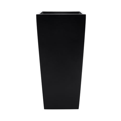 Root and Stock Windsor Tall Square Planter - Black