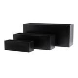 Root and Stock Belmont Rectangle Planter Box - Black