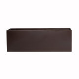 Root and Stock Belmont Rectangle Planter Box - Brown