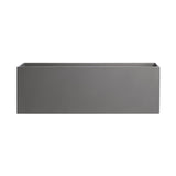 Root and Stock Belmont Rectangle Planter Box - Grey
