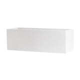 Root and Stock Belmont Rectangle Planter Box - White