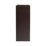 Root and Stock Belvedere Tall Square Cube Planter Box - Brown