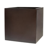 Root and Stock Dixon Square Cube Planter Box - Brown