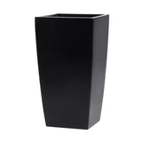 Root and Stock Orinda Tall Square Curved Planter - Black