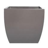 Root and Stock Pacifica Square Curved Planter Box - Grey