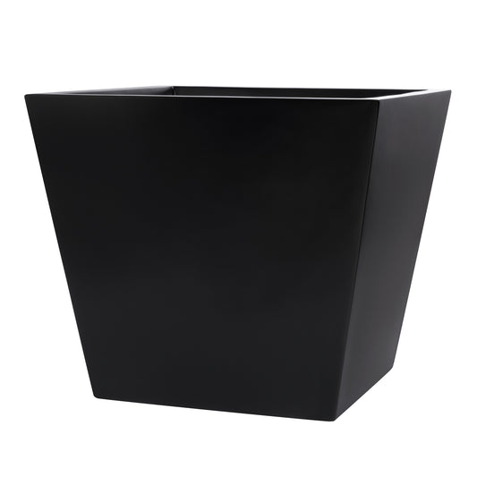 Black Saratoga Square Fiberglass Planter Box 