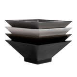 Root and Stock Sausalito Square Bowl Planter - Brown