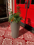 Root and Stock Sonoma Tall Cylinder Planter - Grey