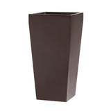 Root and Stock Windsor Tall Square Planter - Brown