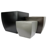Root and Stock Pacifica Square Curved Planter Box Set